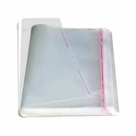 접착 스트립이 있는 투명 비닐 봉투